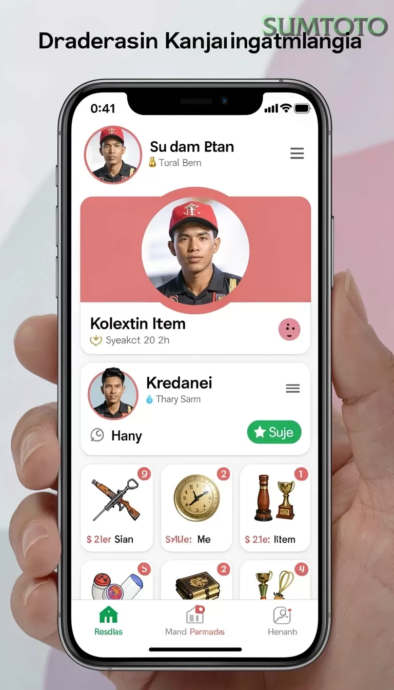 Cuplikan layar PROSLOT — pengaturan akun