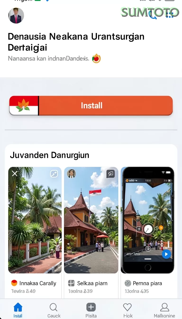 Cuplikan layar LABA777 — aktivitas